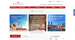 Desktop Screenshot of menada.pl