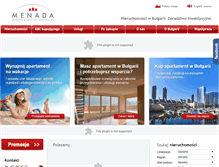Tablet Screenshot of menada.pl